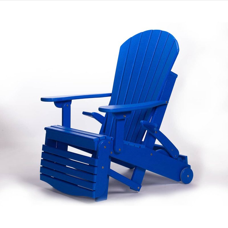 Adirondack Recliner Chair Side View